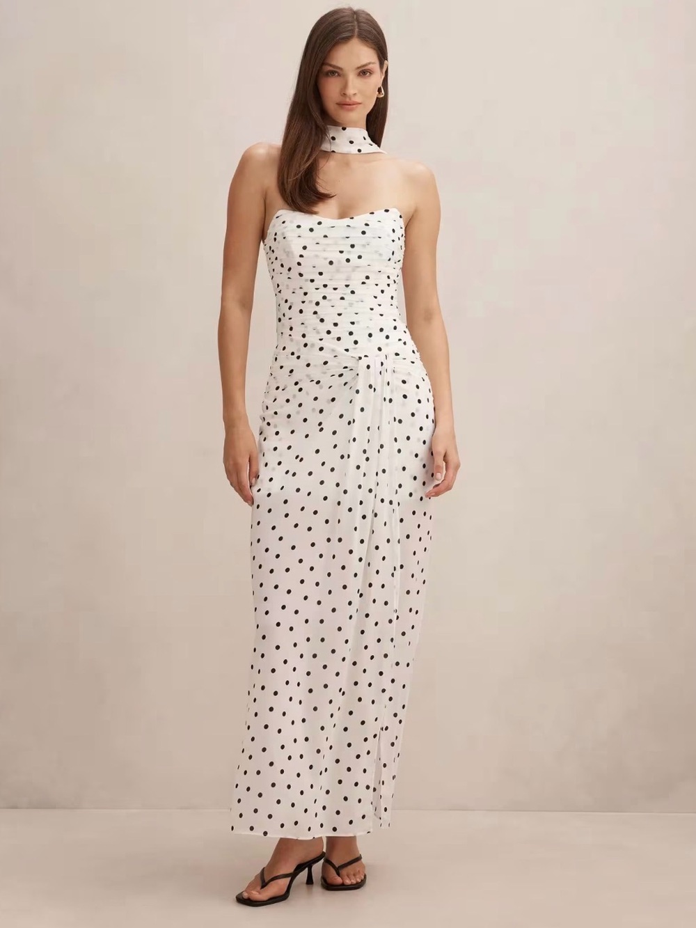 Ever New Arli strapless ruched maxi dress